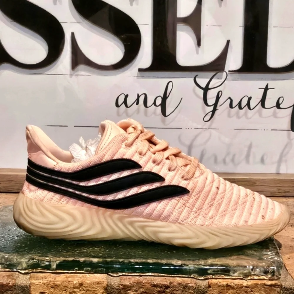 Adidas Sobakov Sneaker 'Clear Orange' Lght Pink Mns 7.5 #BB7619
